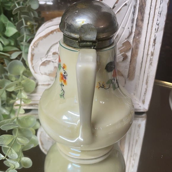 Vintage Royal Rochester Royalite Lusterware Handpainted Syrup /Creamer Dispenser - Picture 2 of 8